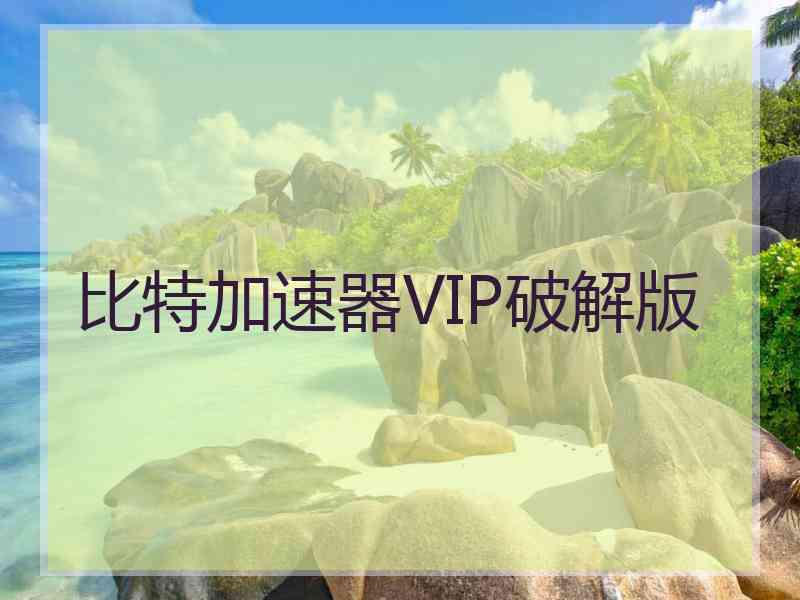 比特加速器VIP破解版 比特加速器VIP破解版