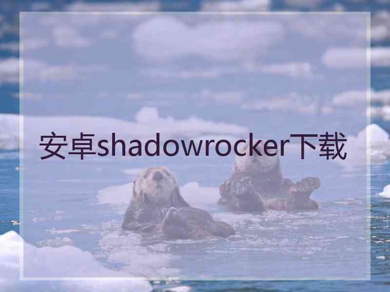 安卓shadowrocker下载