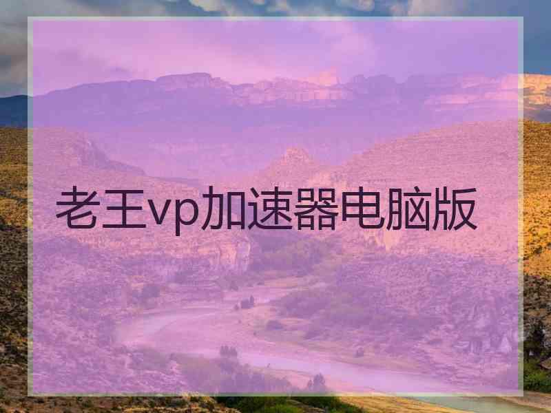 老王vp加速器电脑版