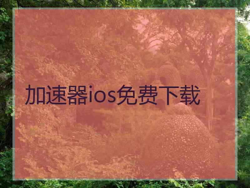 加速器ios免费下载